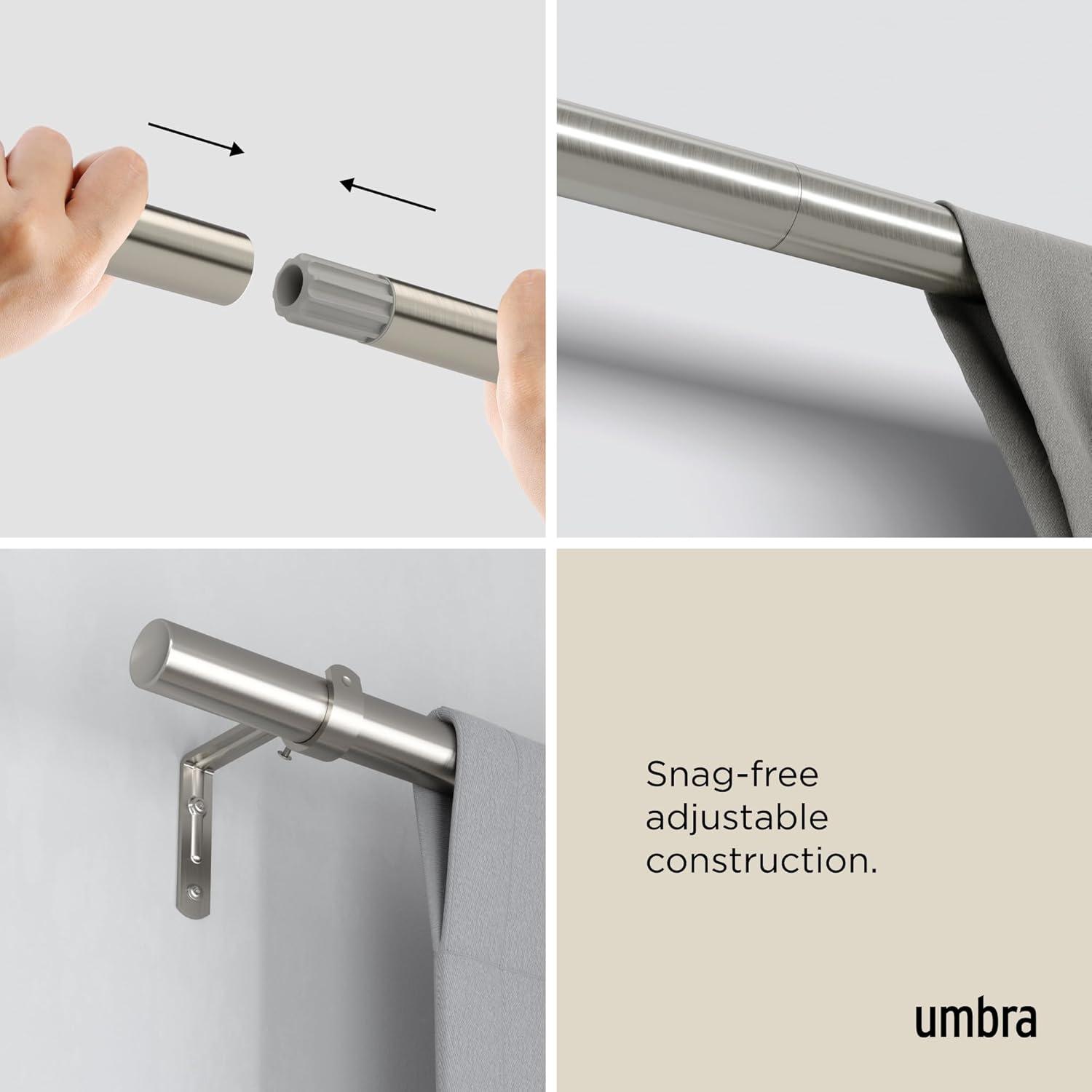 image:imageUmbra 1022629411 Zen Curtain Rod NickelNickel