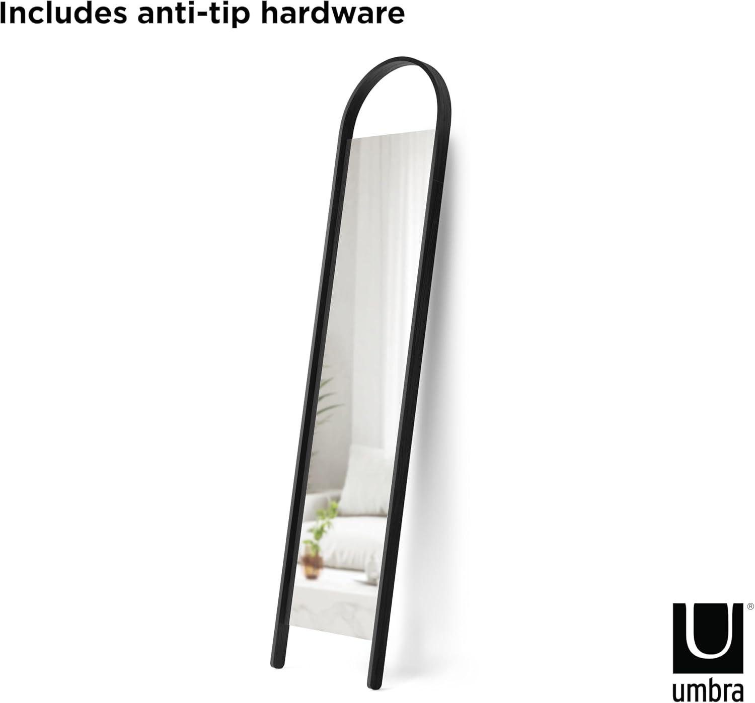 image:imageUmbra Bellwood FloorLength Leaning MirrorBlack