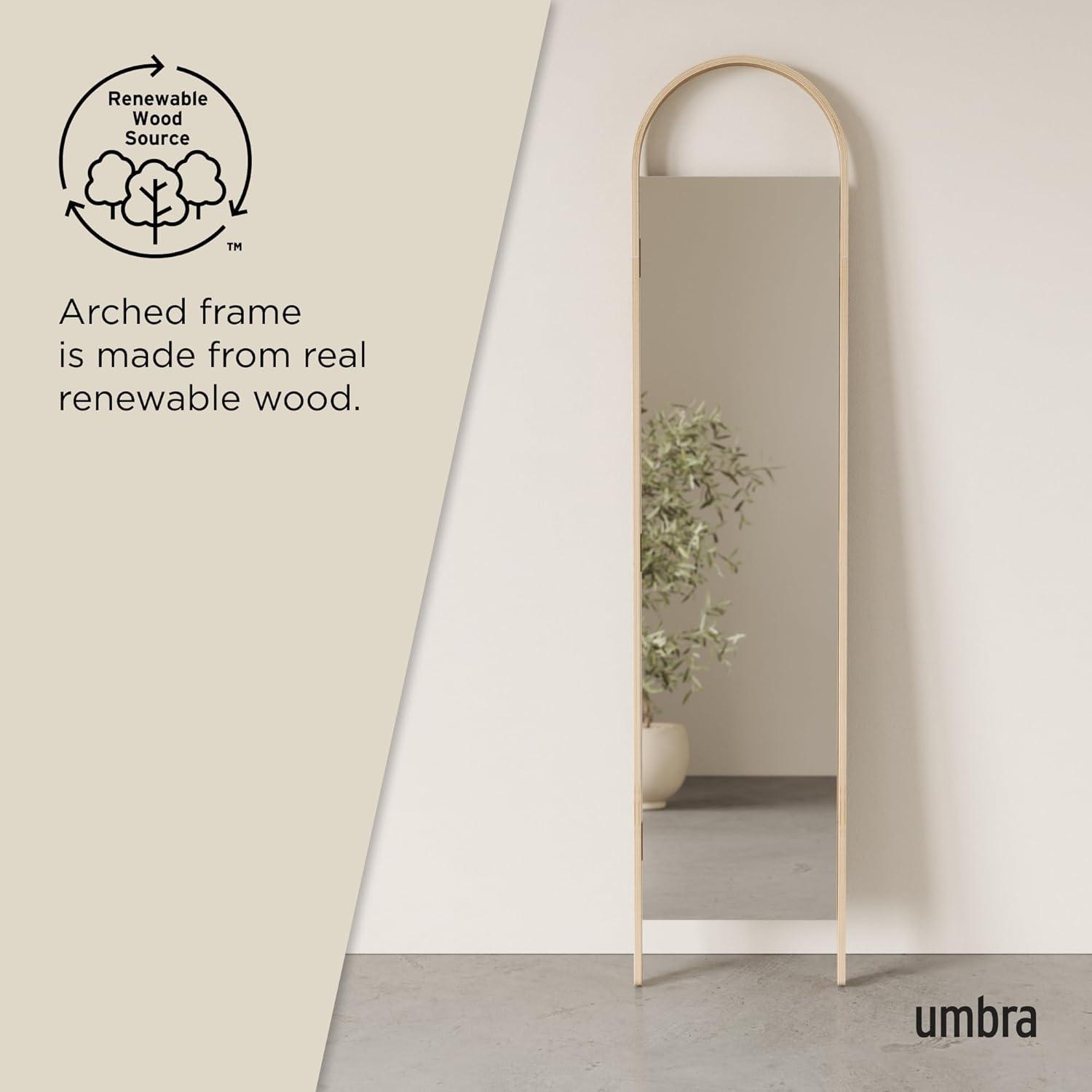 image:imageUmbra Bellwood FloorLength Leaning MirrorNatural
