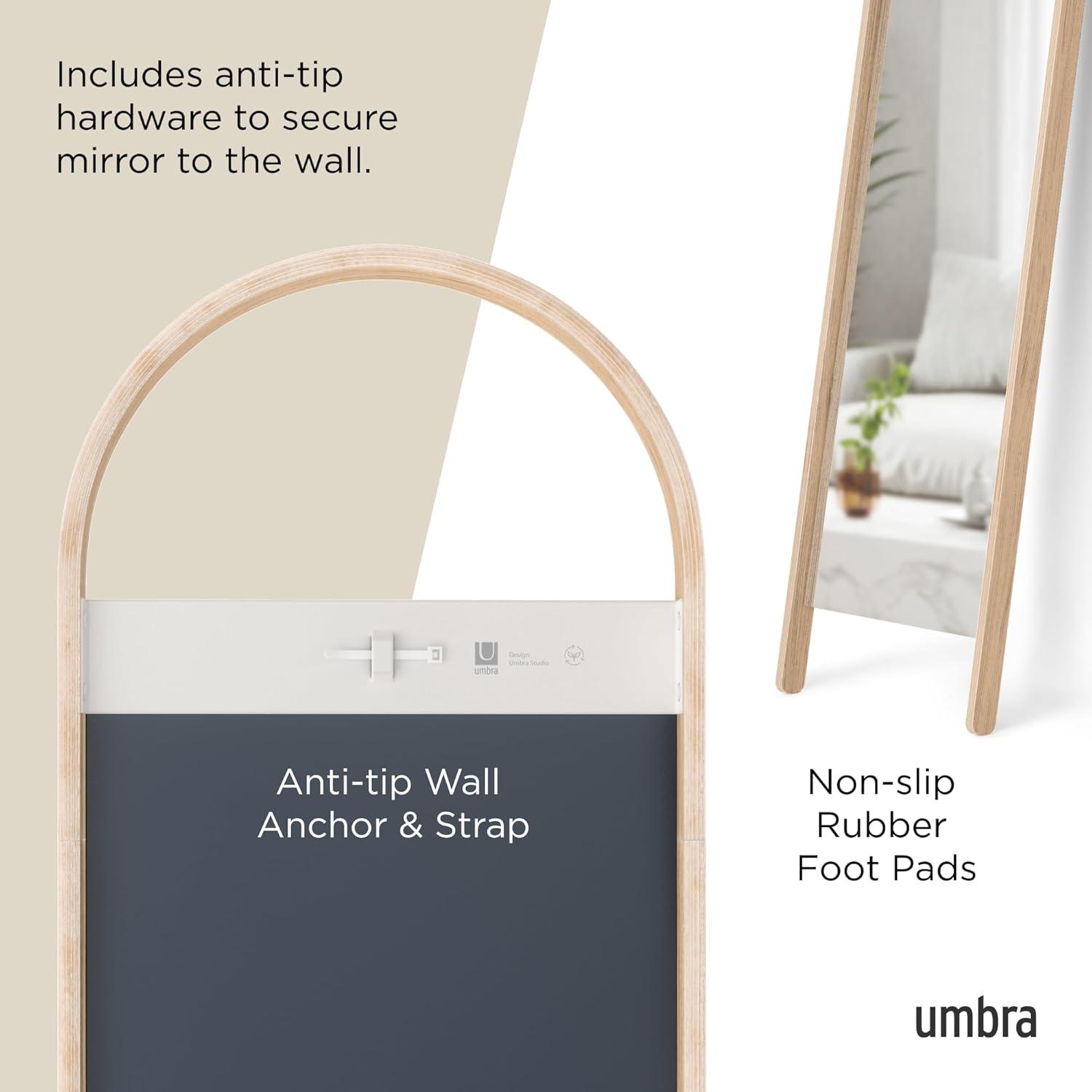 image:imageUmbra Bellwood FloorLength Leaning MirrorNatural