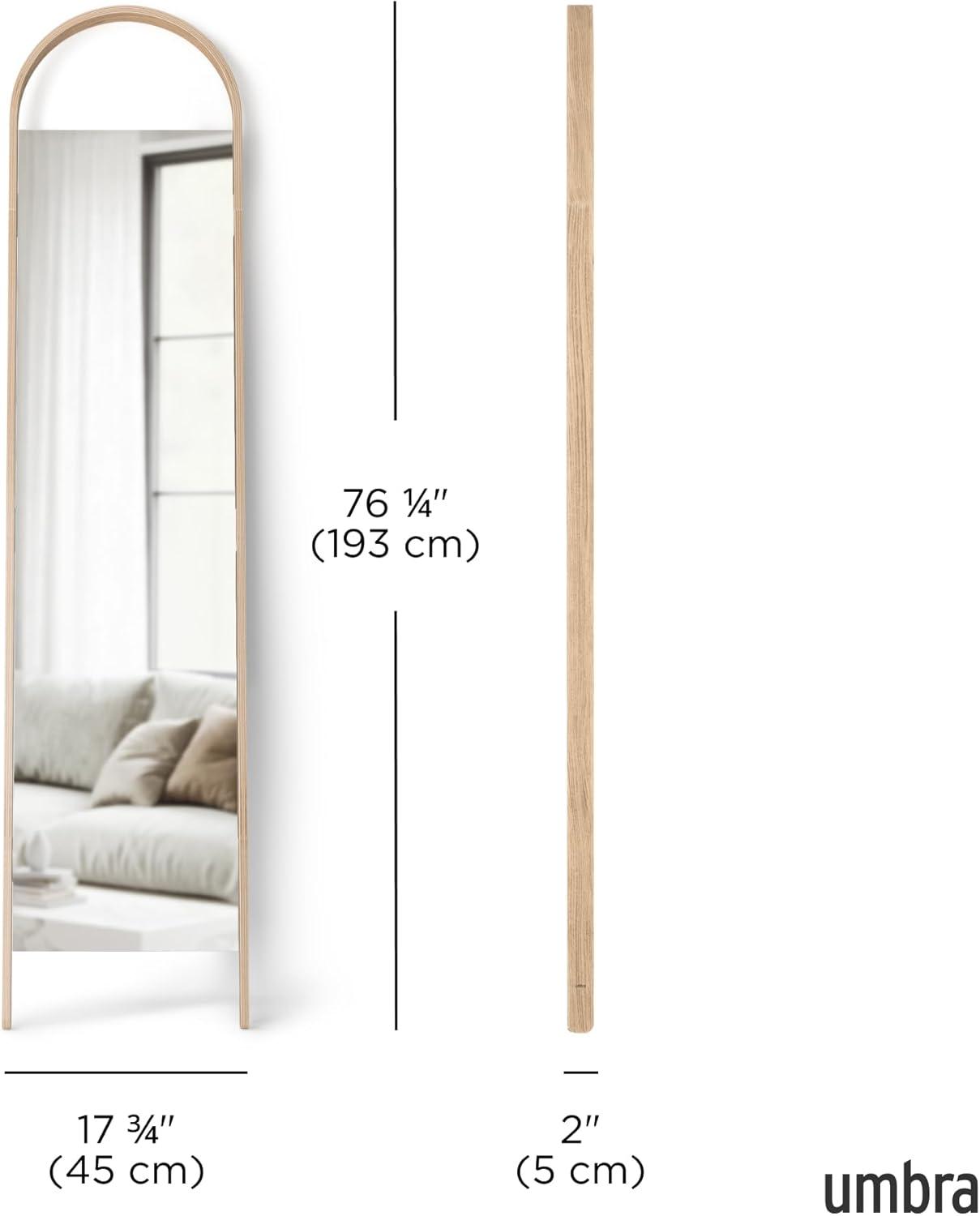 image:imageUmbra Bellwood FloorLength Leaning MirrorNatural