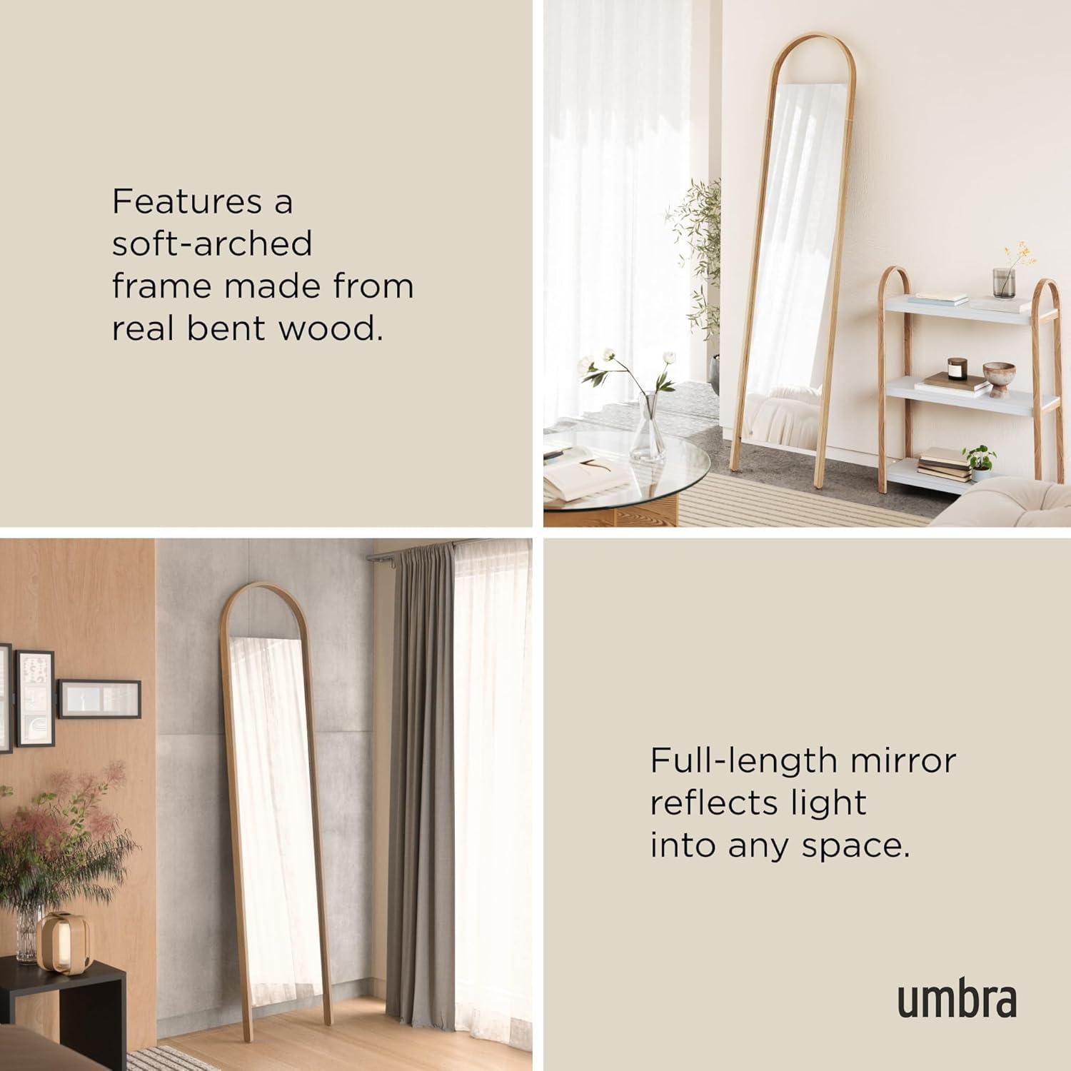 image:imageUmbra Bellwood FloorLength Leaning MirrorNatural