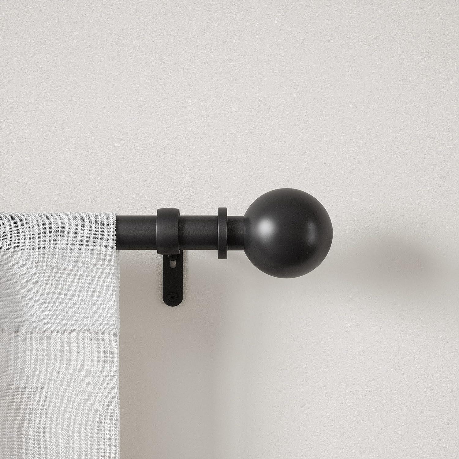 image:imageUmbra Bolas Double Curtain Rod NickelBlack