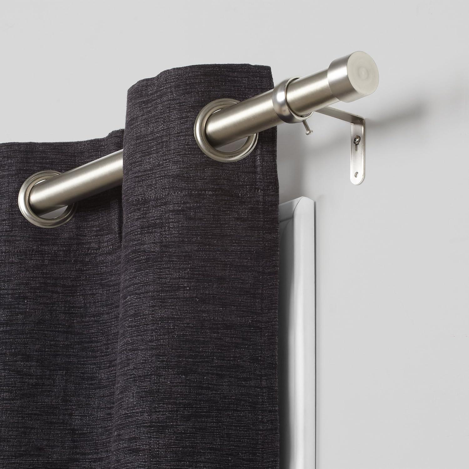 image:imageUmbra Cappa Curtain Rod Includes 2 Matching Finials Brackets amp Hardware 72 to 144Inches 2Pack72 to 144inches