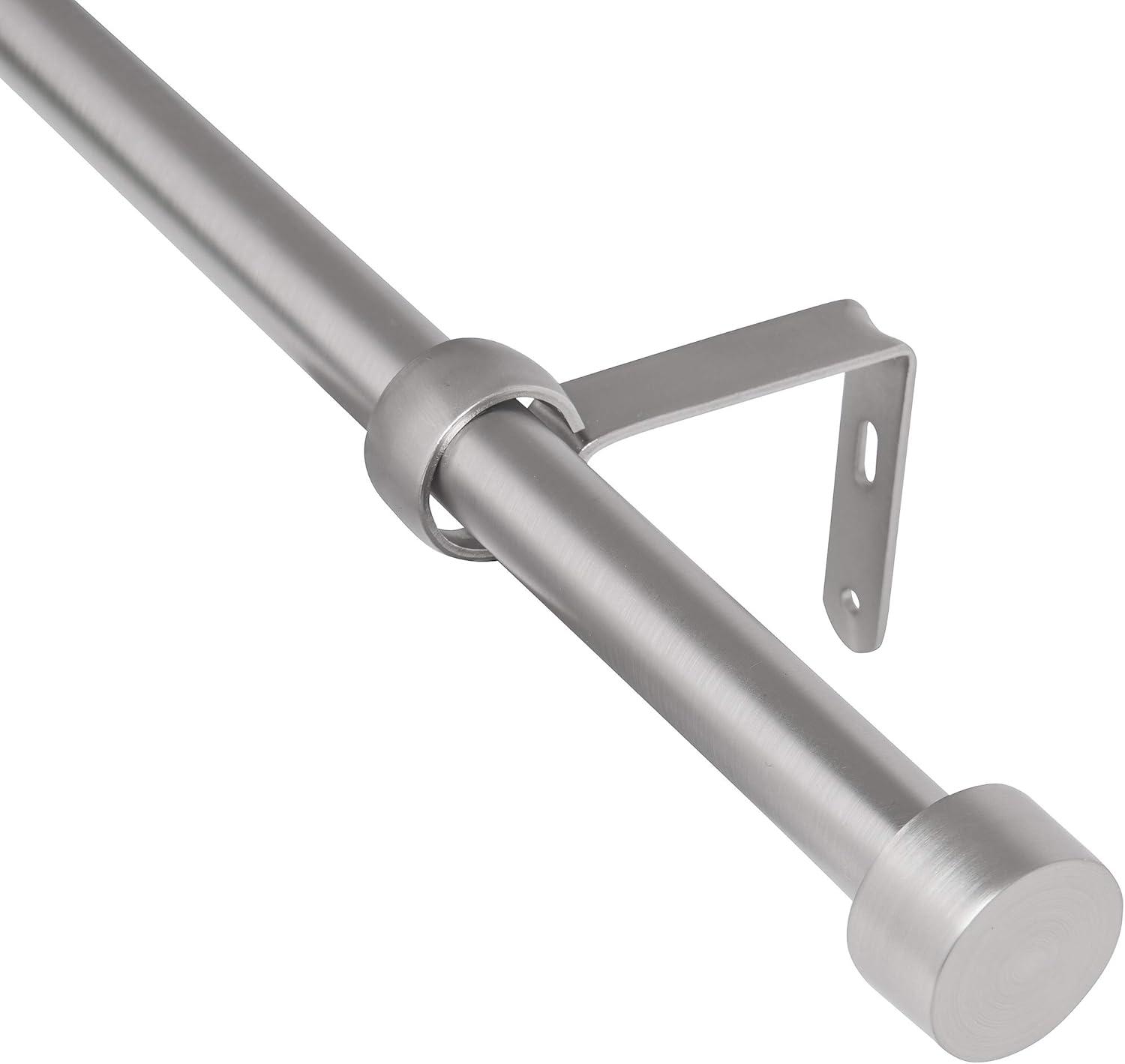 image:imageUmbra Cappa Curtain Rod Includes 2 Matching Finials Brackets amp Hardware 72 to 144Inches 2Pack72 to 144inches
