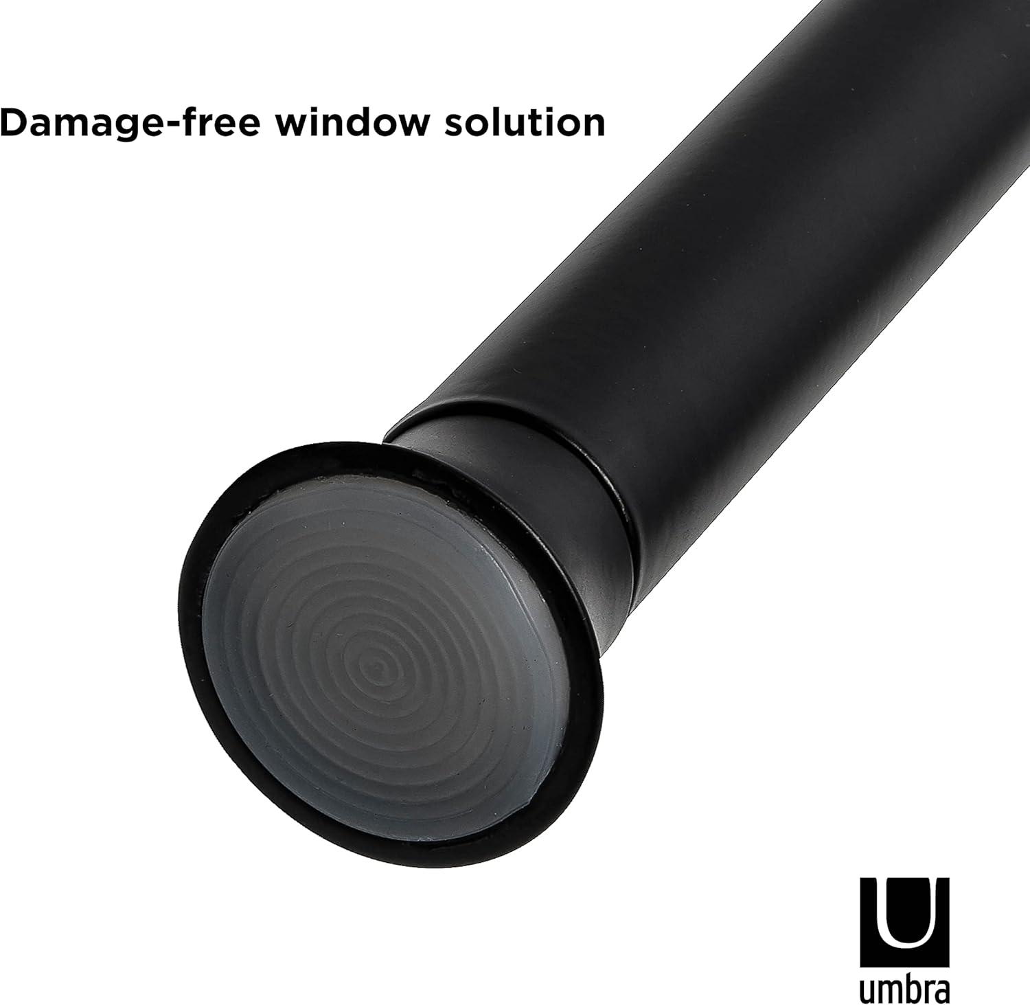 image:imageUmbra Chroma Tension Rod for Window Adjustable 54 to 90 BlackBlack