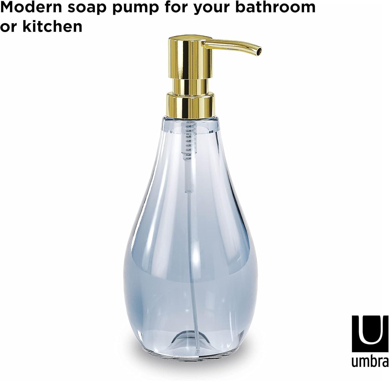 image:imageUmbra Droplet Soap Pump ClearDenim