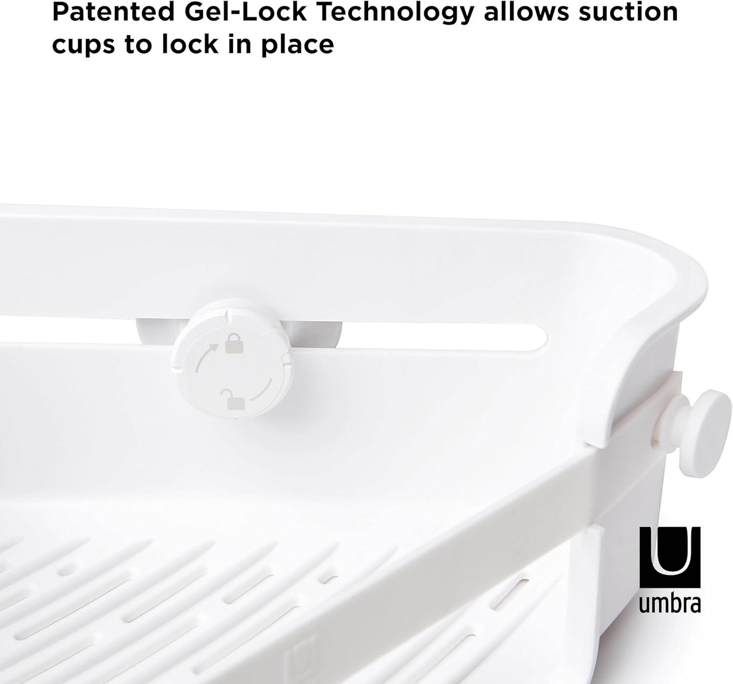 image:imageUmbra Flex Gel Lock Corner Shower Bin