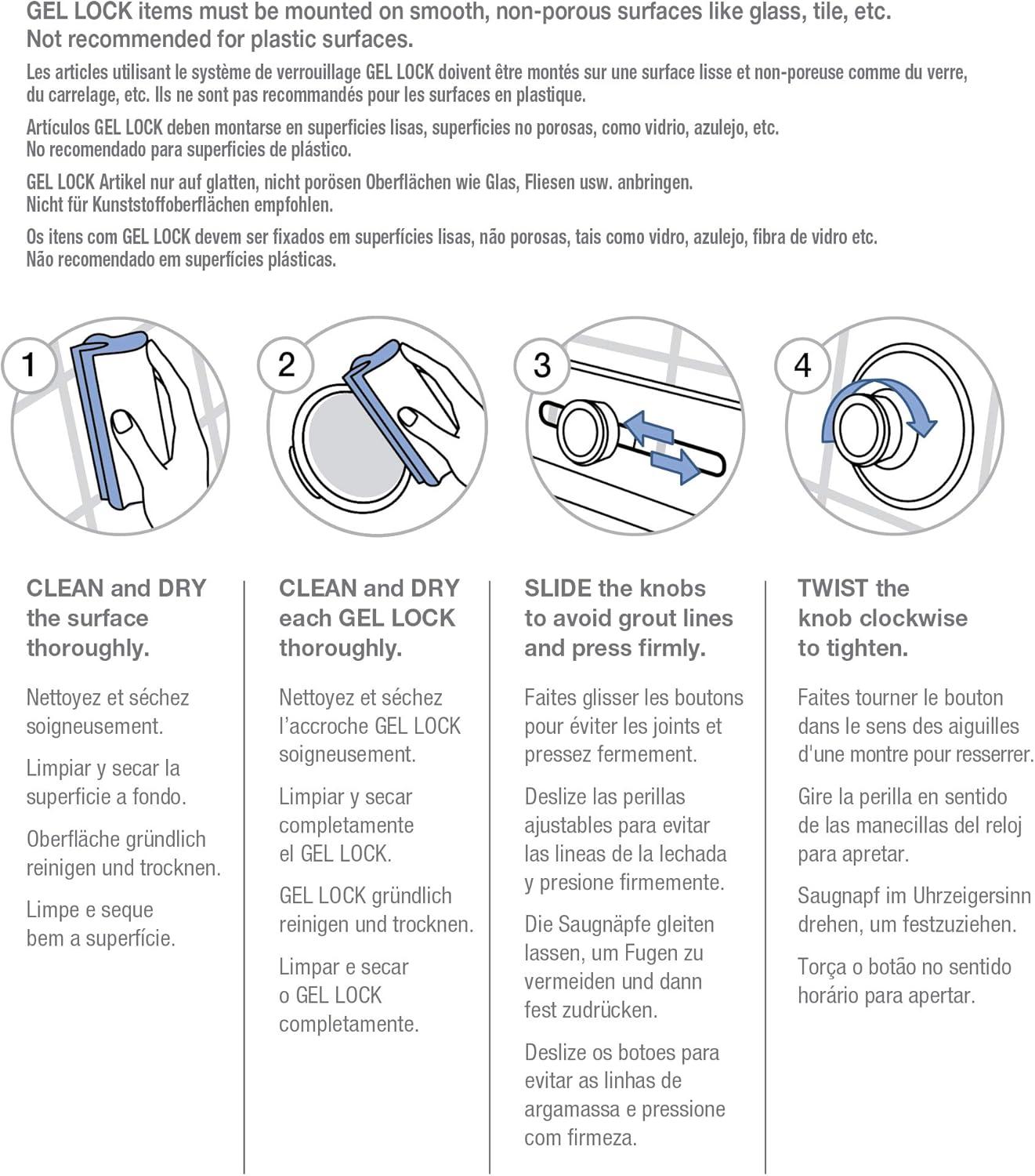 image:imageUmbra Flex Soap Dish with Patented GelLock Technology Suction Cup WhiteWhite