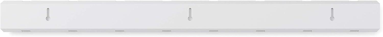 image:imageUmbra Flip WallMounted Coat Rack with 3 Hooks Modern SpaceSaving Storage for Hats Jackets Bags Entryway Mudroom Closet Bathroom Bedroom NaturalNickelWhiteNickel