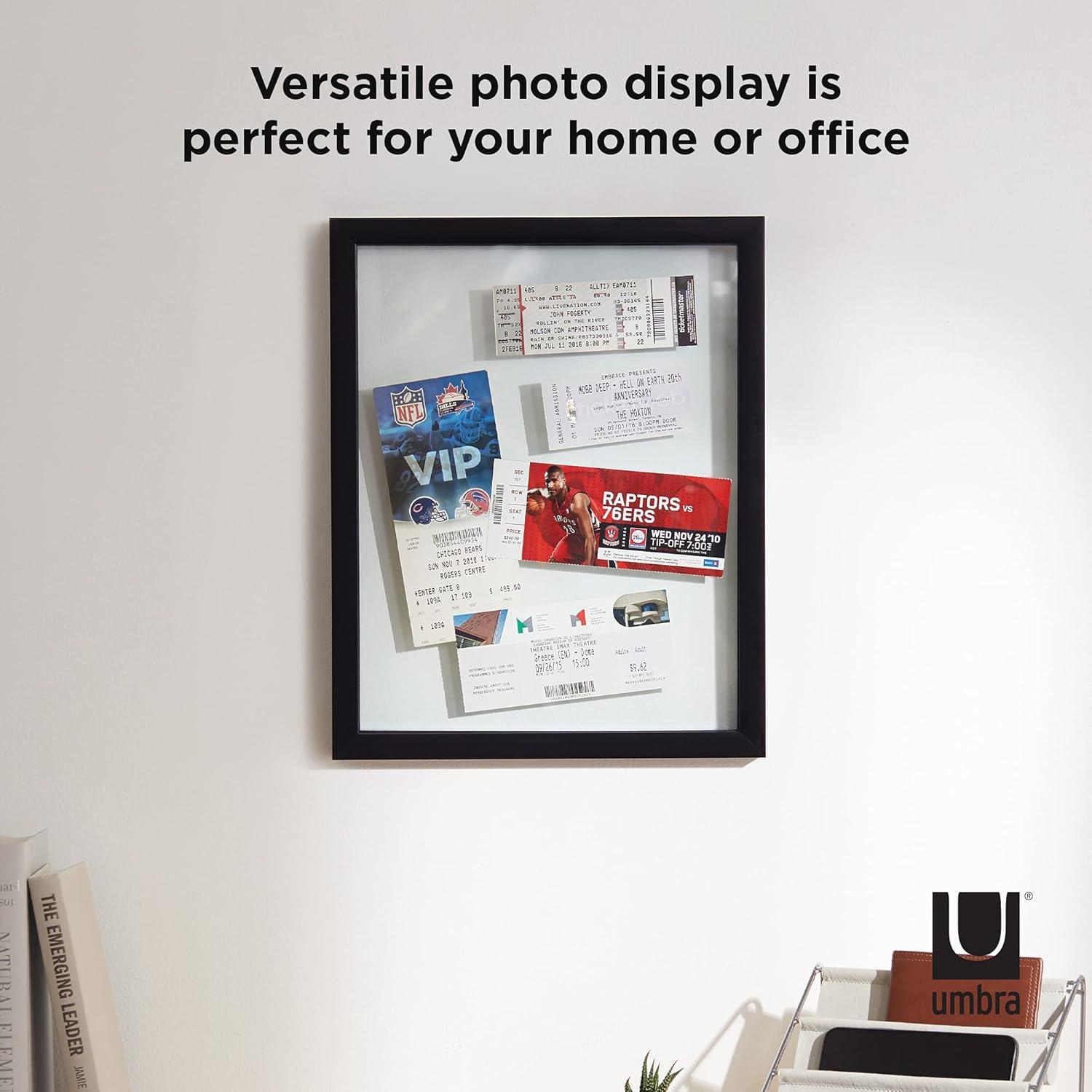 image:imageUmbra Frame for Displaying Documents Diploma Certificate Photo or Artwork 11 x 14 floats 812 x 11 Black 2 Count11 x 14