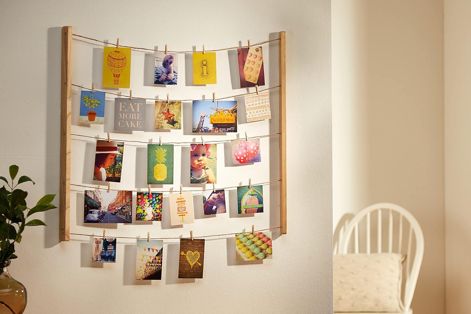 image:imageUmbra Hangit Photo Collage Fame DIY Picture Hangers Collage Picture Frames for Wall 26x30 WhiteNatural