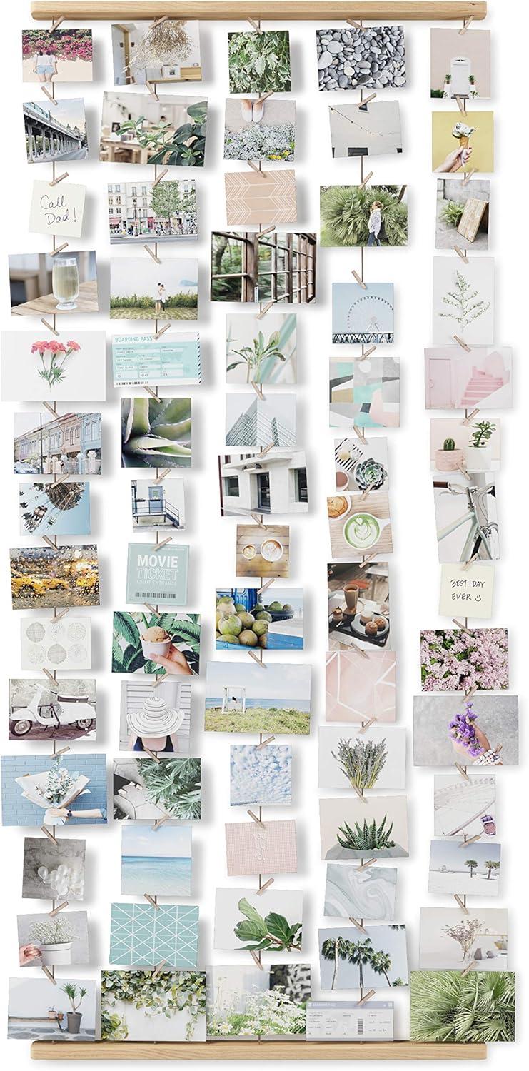 image:imageUmbra Hangit Photo Collage Fame DIY Picture Hangers Collage Picture Frames for Wall 26x30 WhiteNatural