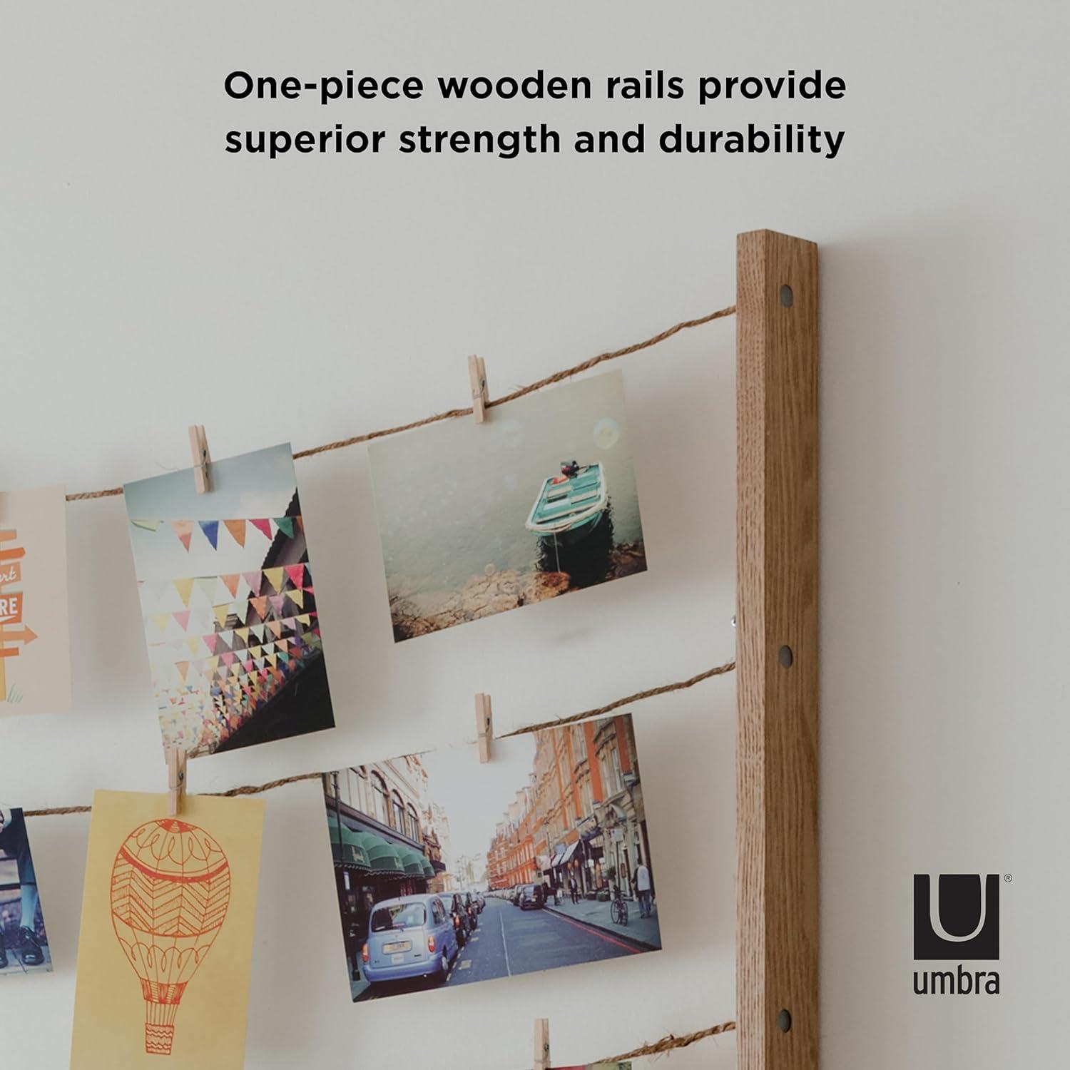 image:imageUmbra Hangit Photo Collage Fame DIY Picture Hangers Collage Picture Frames for Wall 26x30 WhiteNatural