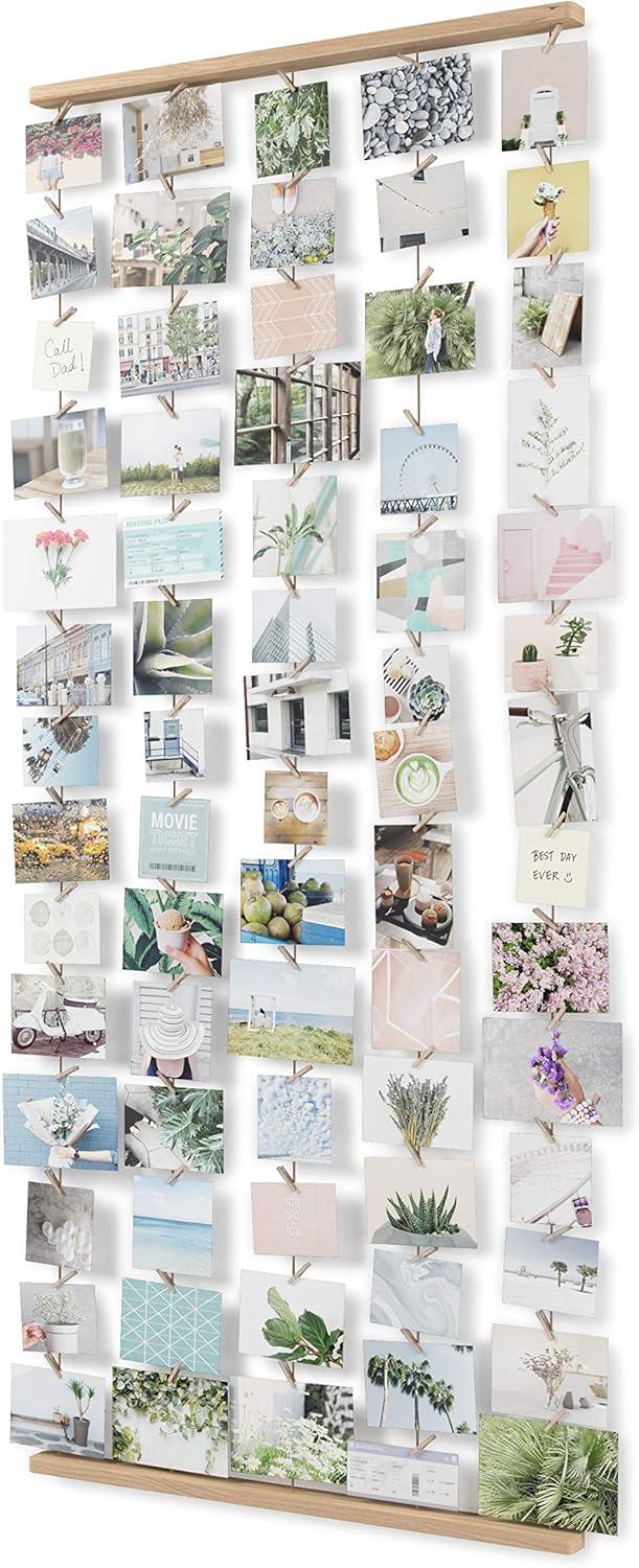 image:imageUmbra Hangit Photo Collage Fame DIY Picture Hangers Collage Picture Frames for Wall 26x30 WhiteNatural