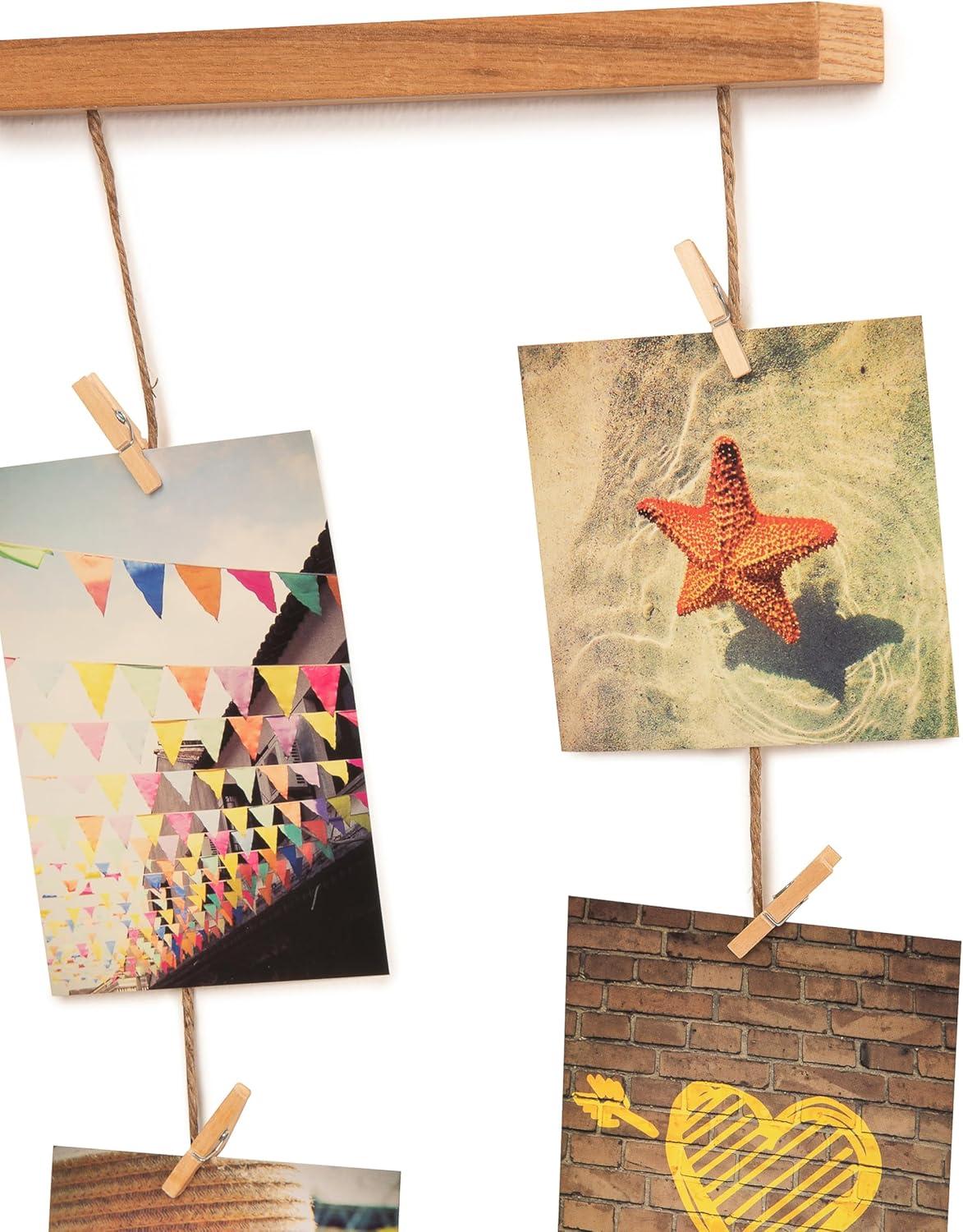 image:imageUmbra Hangit Photo Collage Fame DIY Picture Hangers Collage Picture Frames for Wall 26x30 WhiteNatural