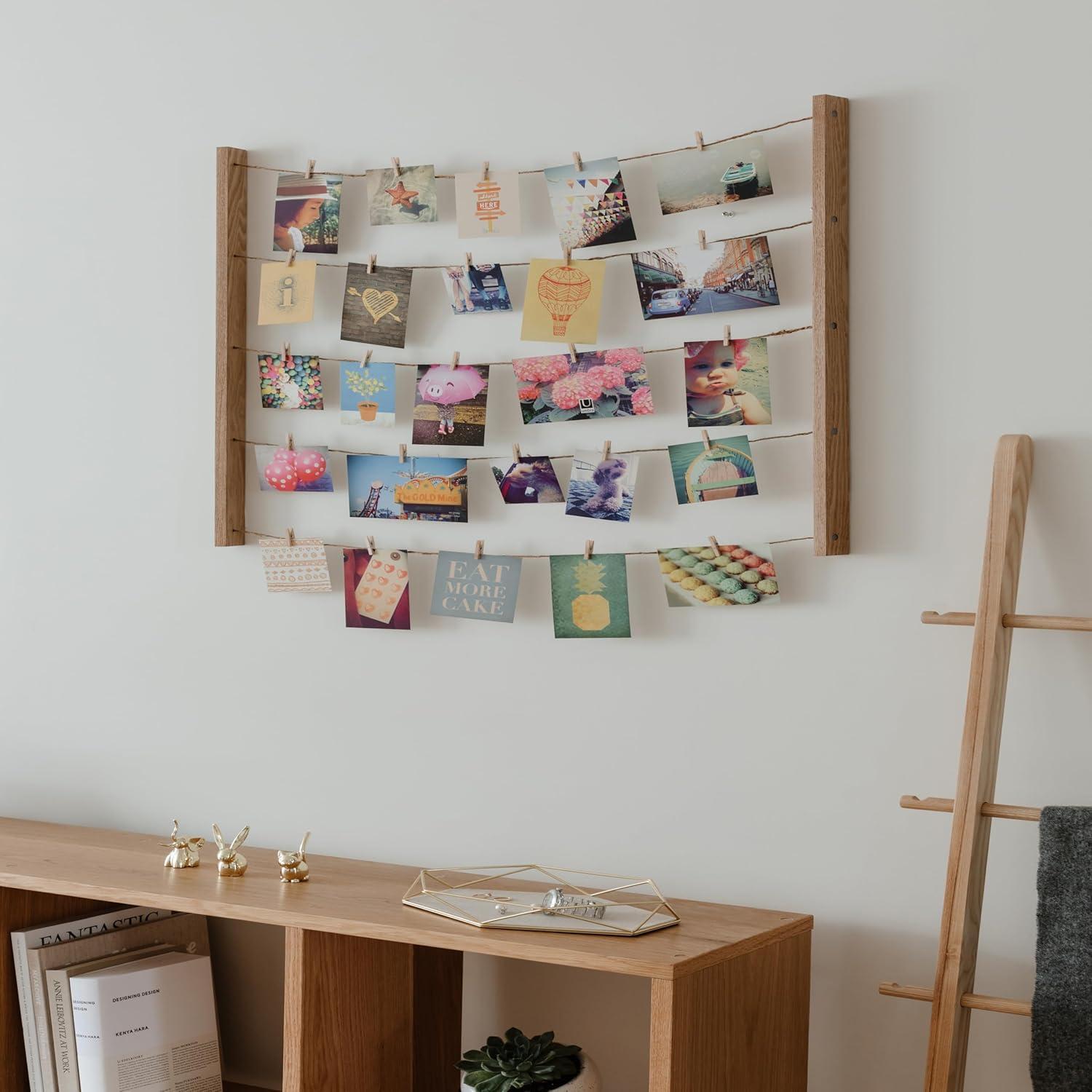 image:imageUmbra Hangit Photo Collage Fame DIY Picture Hangers Collage Picture Frames for Wall 26x30 WhiteNatural