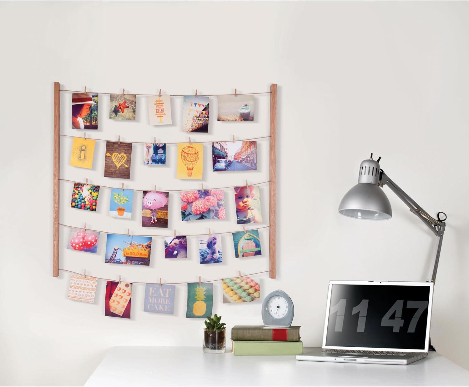 image:imageUmbra Hangit Photo Collage Fame DIY Picture Hangers Collage Picture Frames for Wall 26x30 WhiteNatural