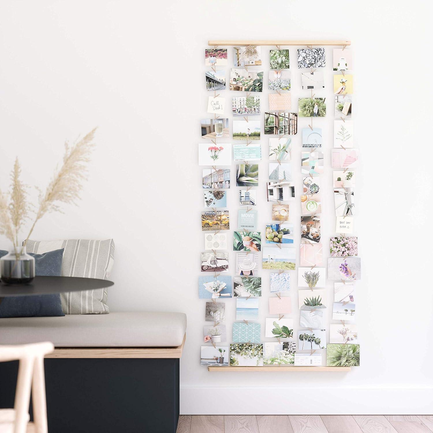 image:imageUmbra Hangit Photo Collage Fame DIY Picture Hangers Collage Picture Frames for Wall 26x30 WhiteNatural