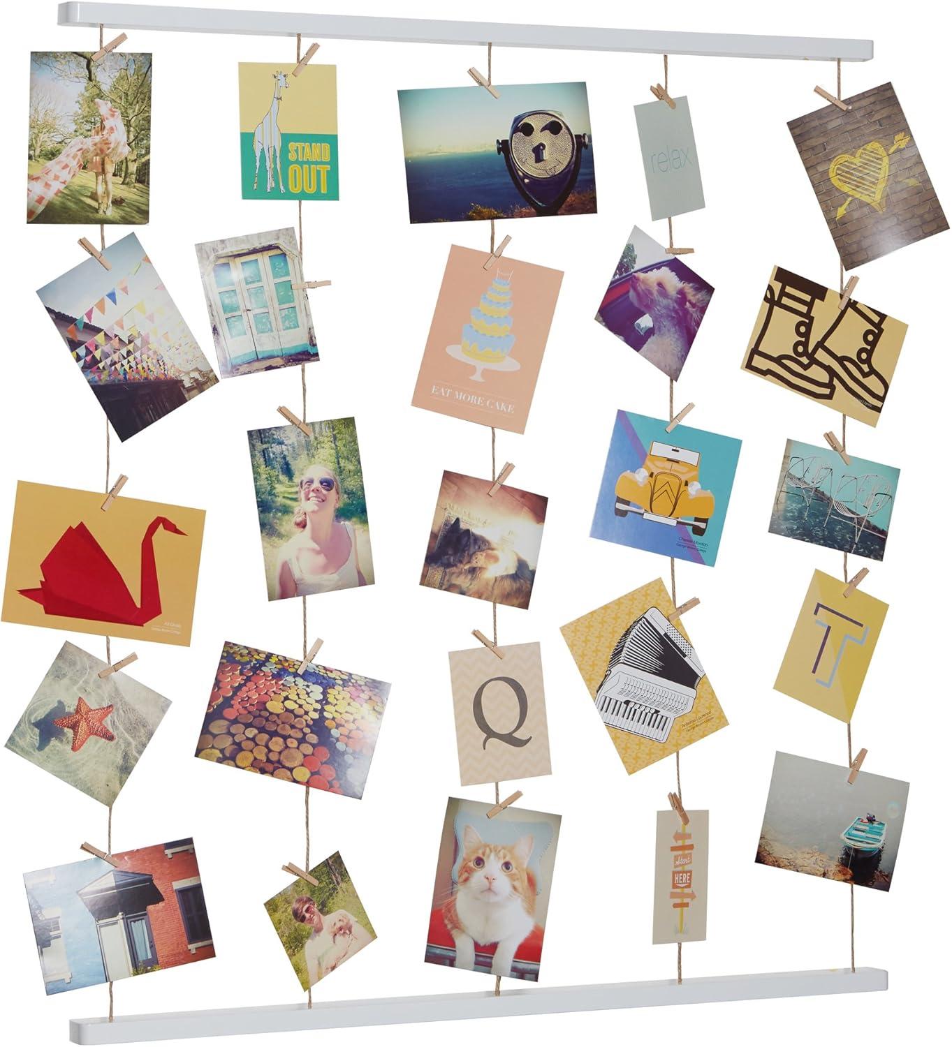 image:imageUmbra Hangit Photo Collage Fame DIY Picture Hangers Collage Picture Frames for Wall 26x30 WhiteWhite