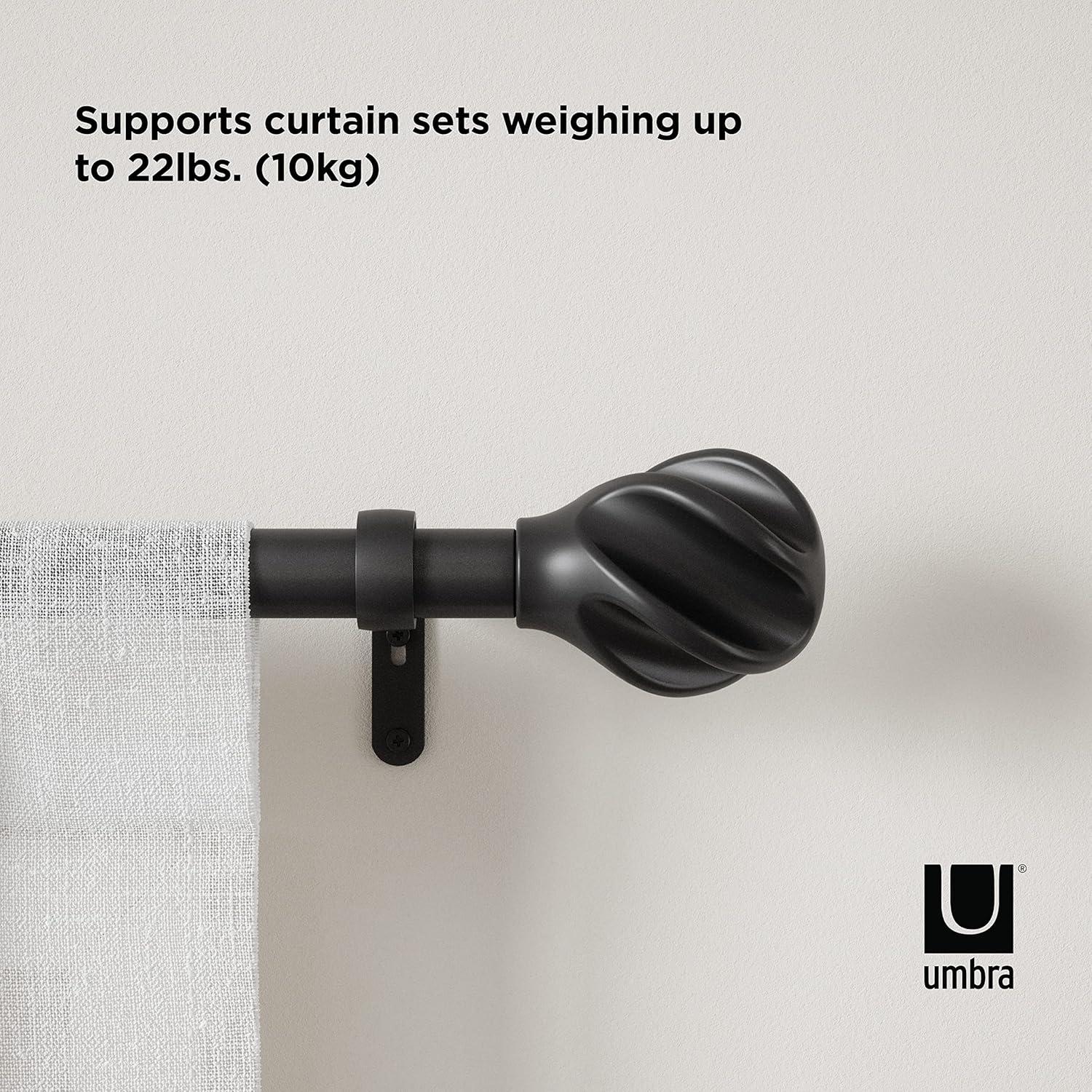 image:imageUmbra Helix Curtain Rod 42120 Inch Black