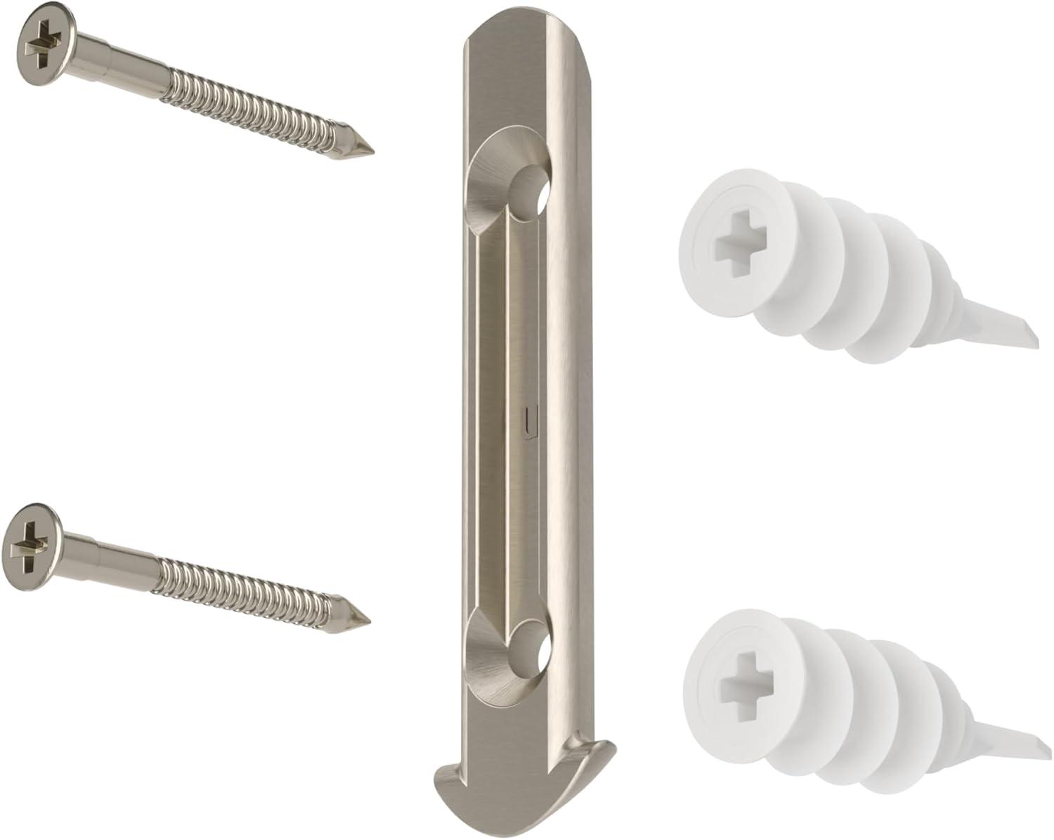 image:imageUmbra Loop 1Inch Diameter Curtain Rod 42 to 120Inch EcoFriendly NickelNickel