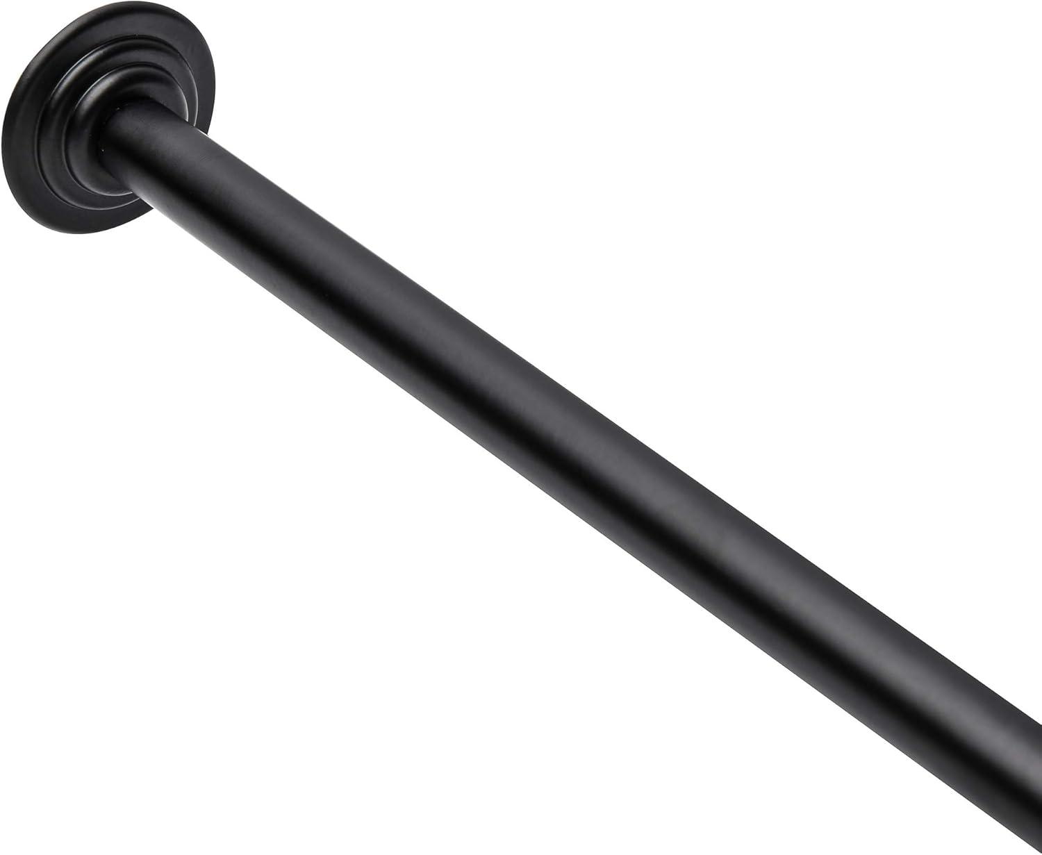 image:imageUmbra Nickel Coretto 12Inch Tension Drapery Rod for Window 36 to 54Inch 244773410REMBlack