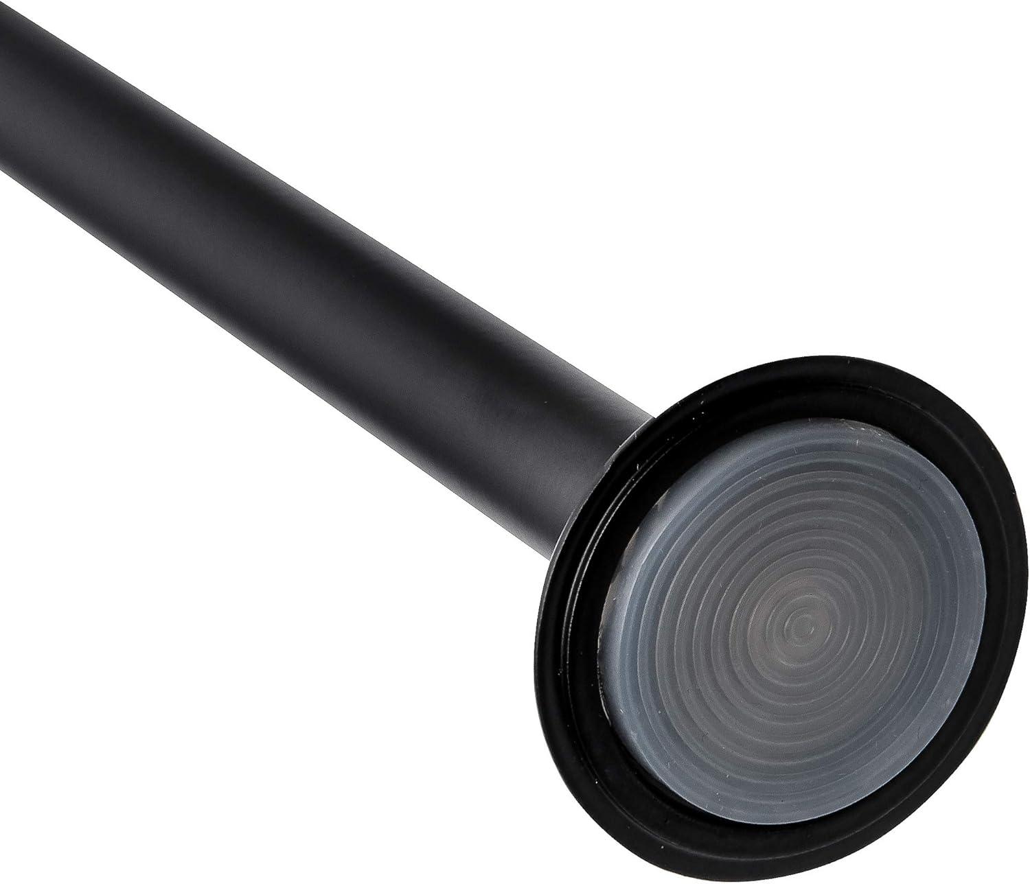 image:imageUmbra Nickel Coretto 12Inch Tension Drapery Rod for Window 36 to 54Inch 244773410REMBlack