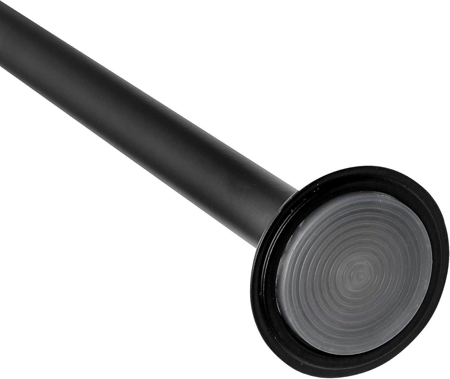 image:imageUmbra Nickel Coretto 12Inch Tension Drapery Rod for Window 36 to 54Inch 244773410REMBlack