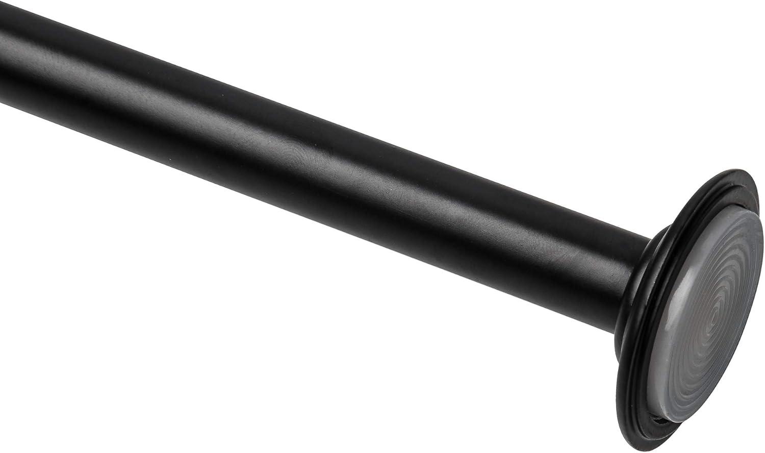 image:imageUmbra Nickel Coretto 12Inch Tension Drapery Rod for Window 36 to 54Inch 244773410REMBlack