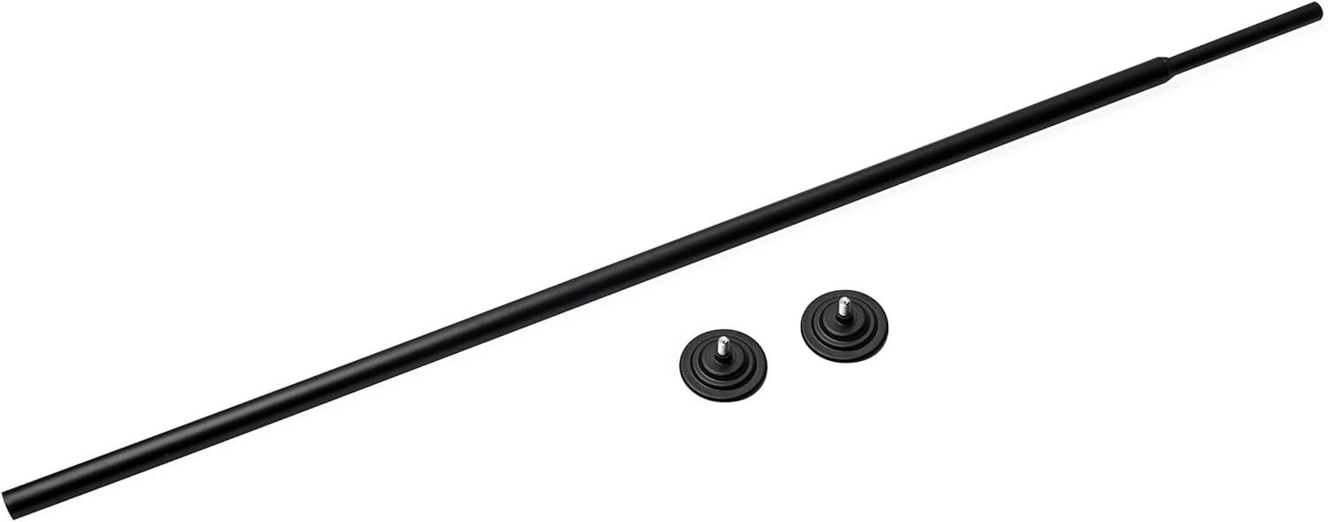 image:imageUmbra Nickel Coretto 12Inch Tension Drapery Rod for Window 36 to 54Inch 244773410REMBlack