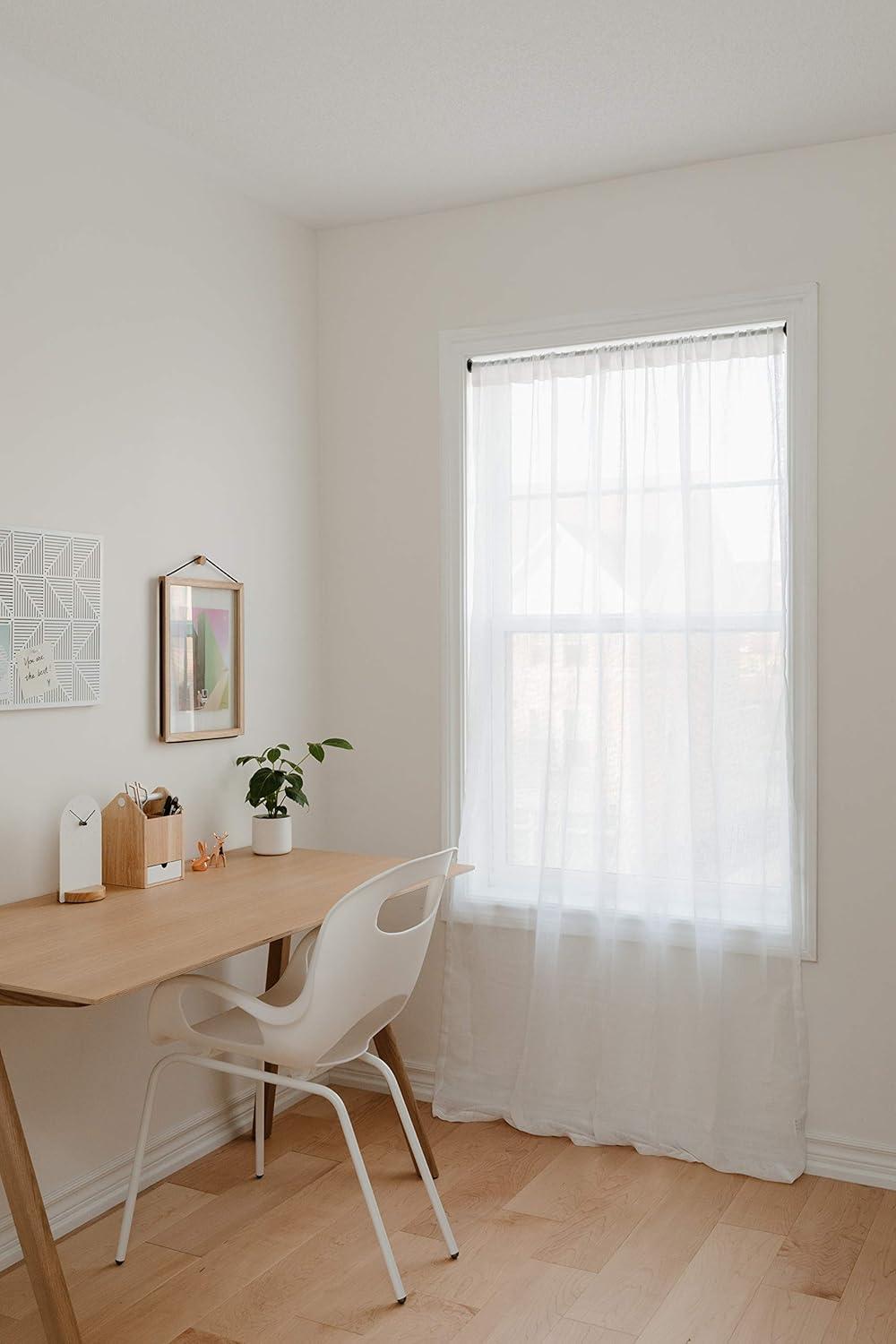 image:imageUmbra Nickel Coretto 12Inch Tension Drapery Rod for Window 36 to 54Inch 244773410REMBlack