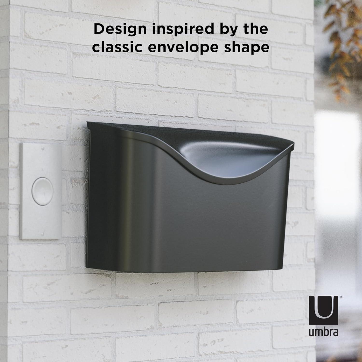image:imageUmbra Postino WallMount Mailbox BlackBlack