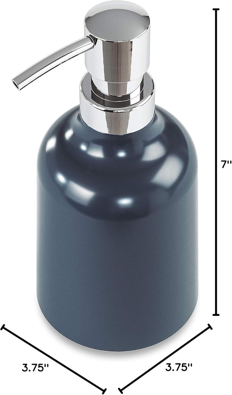 image:imageUmbra Step 13 oz 384 ml Liquid Soap Pump Dispenser Also Works with Hand Sanitizer Easy to Refill WhiteDenim