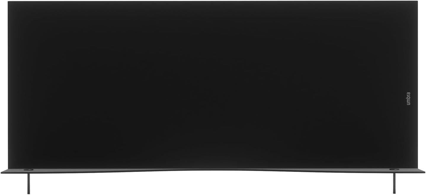 image:imageUmbra Surf Shelf Set of 2 Sand Metal Floating Shelves for Wall Storage amp Dcor Modern Wave Design 100 Steel Holds 15 lbs Each Easy Installation Shelving for Bedroom Living Room amp OfficeBlack