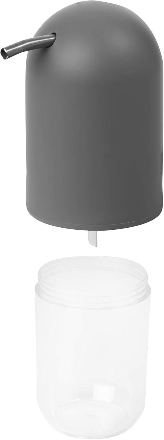 image:imageUmbra Touch Hand Soap Dispenser Plastic Liquid Pump Bottle Durable and Refillable for Bathroom or Kitchen Sink Slate BlueGray