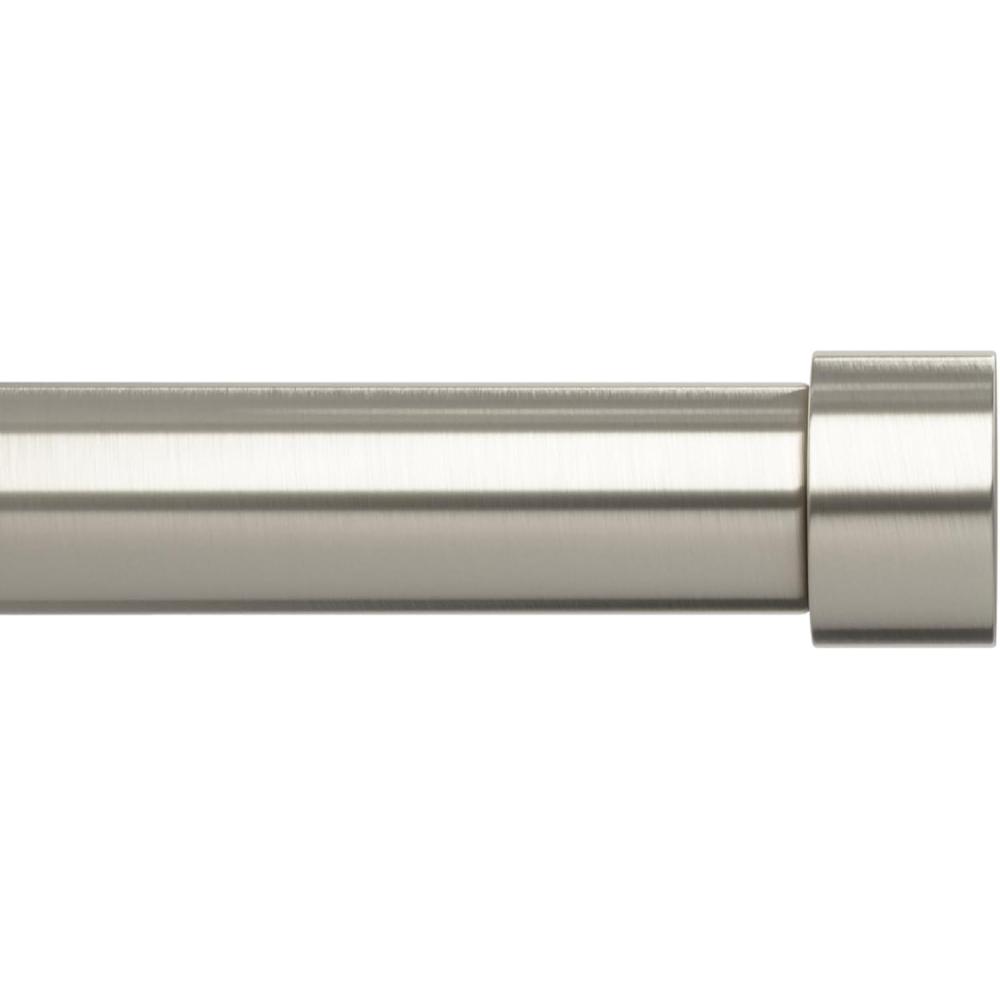 image:imageUmbra Cappa Modern 1 Curtain Rod Includes 2 Matching Finials Brackets amp Hardware BrassNickel