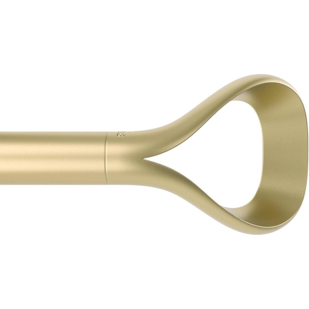 image:imageUmbra Loop 1Inch Diameter Curtain Rod 42 to 120Inch EcoFriendly NickelGold