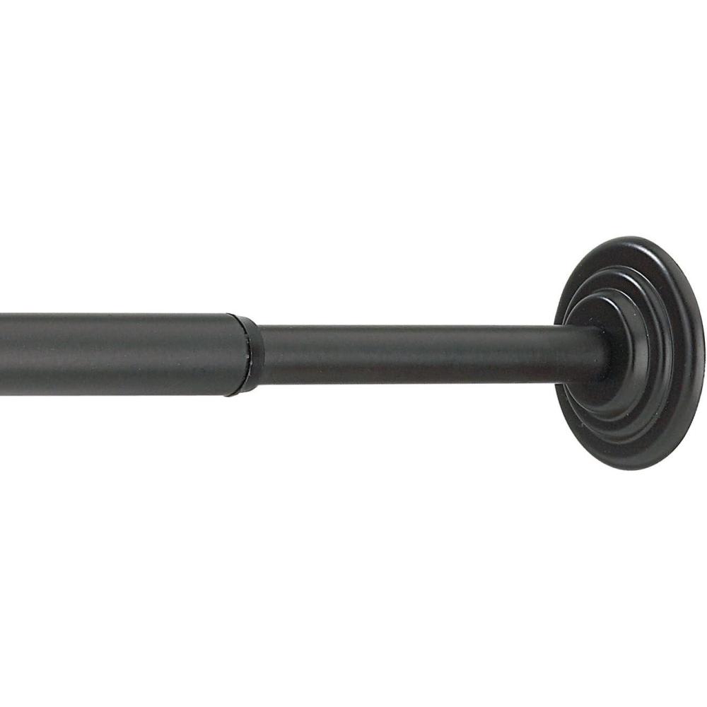 image:imageUmbra Nickel Coretto 12Inch Tension Drapery Rod for Window 36 to 54Inch 244773410REMBlack