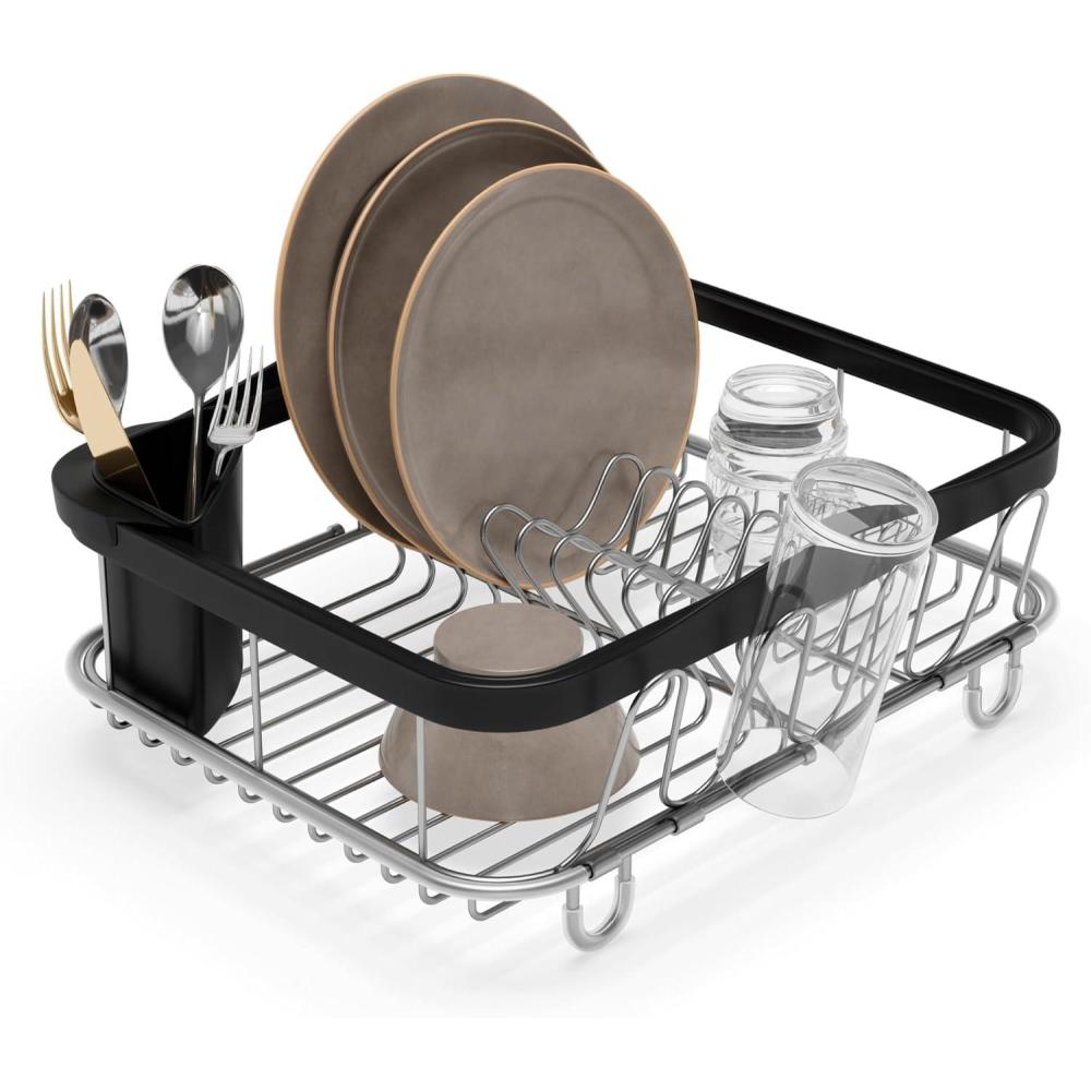 image:imageUmbra SINKIN MultiUSE Dish Rack BlackBlackNickel