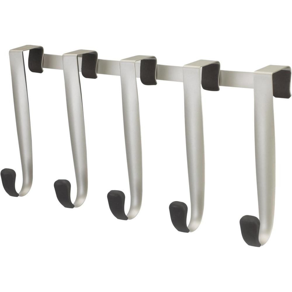 image:imageUmbra Schnook Steel OverTheDoor MultiHook 5 Metal Hooks Measure 18 x 8 Perfect for Hanging Robes Towels Shower amp Bath Accessories Keep Your Bathroom Organized and Neat5 Hook Pack of 6