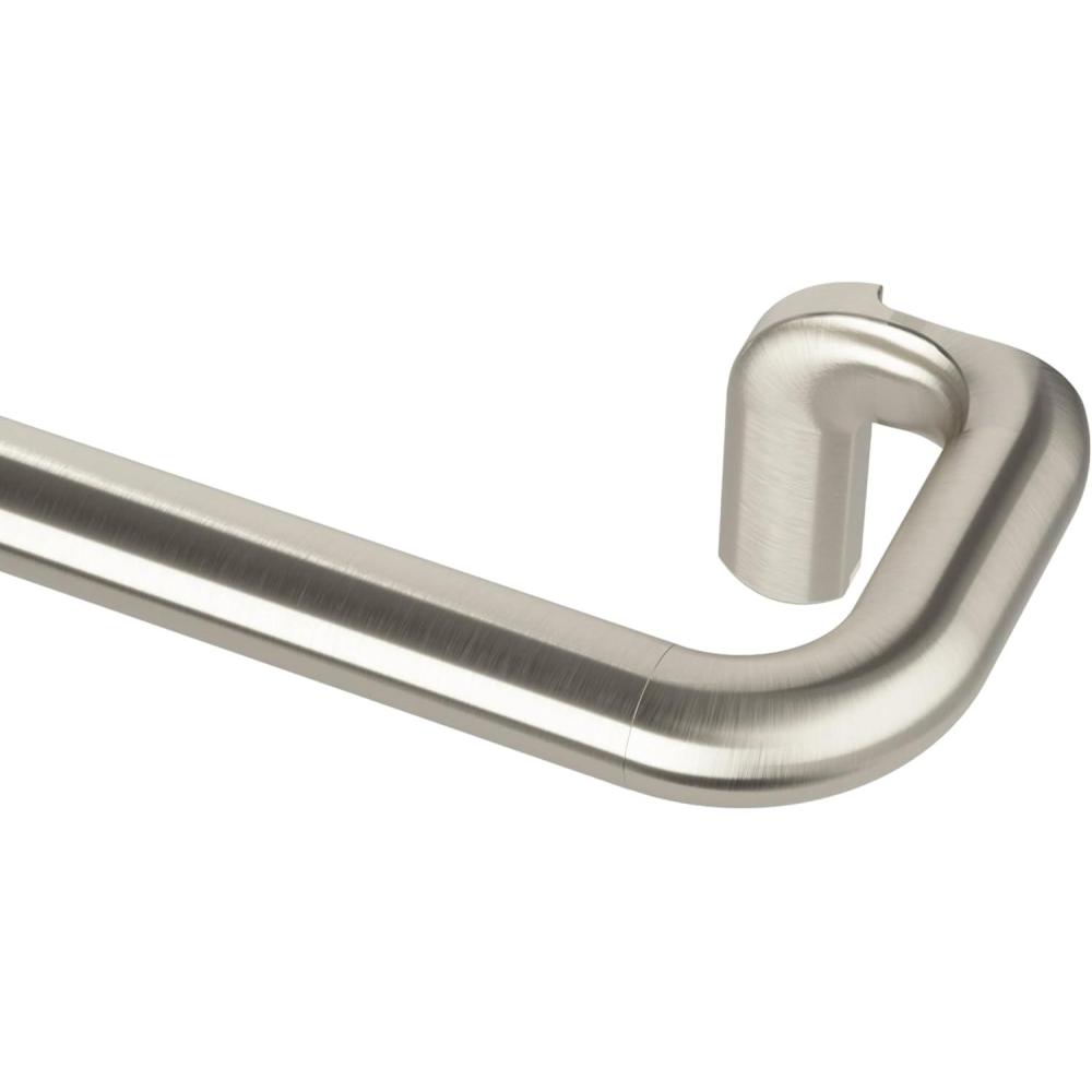 image:imageUmbra Twilight Curtain Rod Set  Wrap Around Design Ideal for Blackout or Room Darkening Panels 28 to 48 Inches NickelNickel