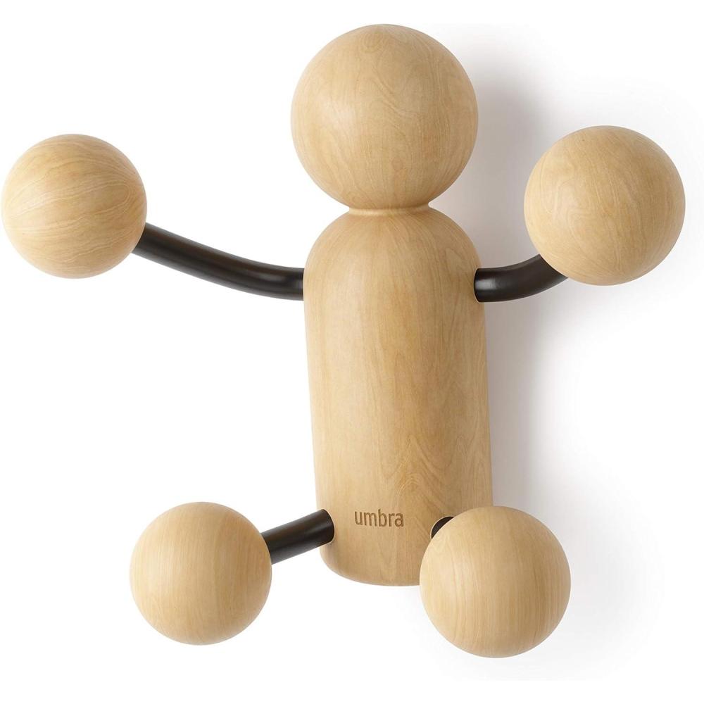 image:imageUmbra Woody Wall HookBlackNaturalBlackNatural