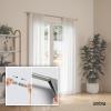 Umbra 1022629-411 Zen Curtain Rod, Nickel(Nickel)