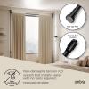Umbra Anywhere Expandable Curtain Rod and Room Divider, White(Black)