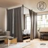 Umbra Anywhere Expandable Curtain Rod and Room Divider, White(Black)
