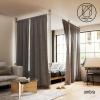 Umbra Anywhere Expandable Curtain Rod and Room Divider, White(Nickel)