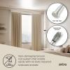 Umbra Anywhere Expandable Curtain Rod and Room Divider, White(Nickel)