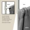 Umbra Anywhere Expandable Curtain Rod and Room Divider, White(Nickel)
