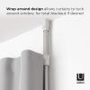Umbra Anywhere Expandable Curtain Rod and Room Divider, White(White)